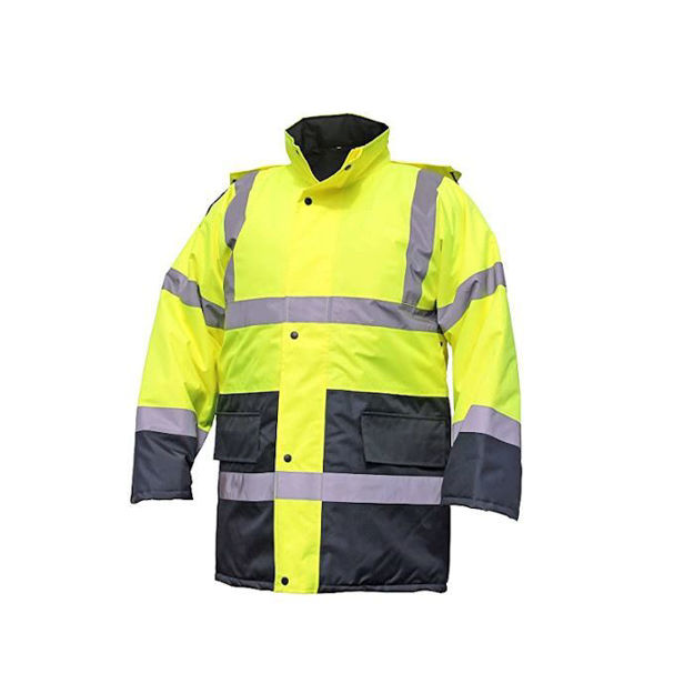 Imagen de Campera /Parka amarillo con azul
