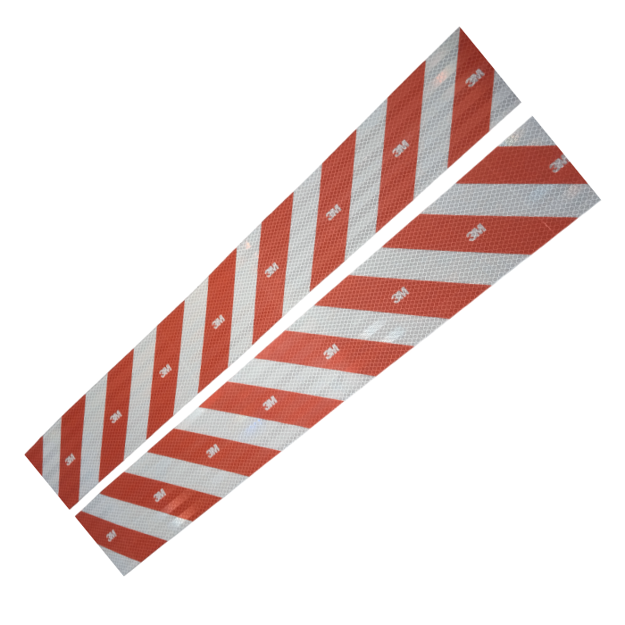 Imagen de Cinta Reflectiva cebrada 10cm de acho x 2.4mts
